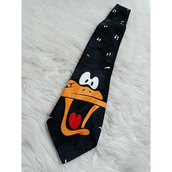 3/20$  93 Neck Tie Wide Daffy Duck Looney Tunes - Picture 2 of 6
